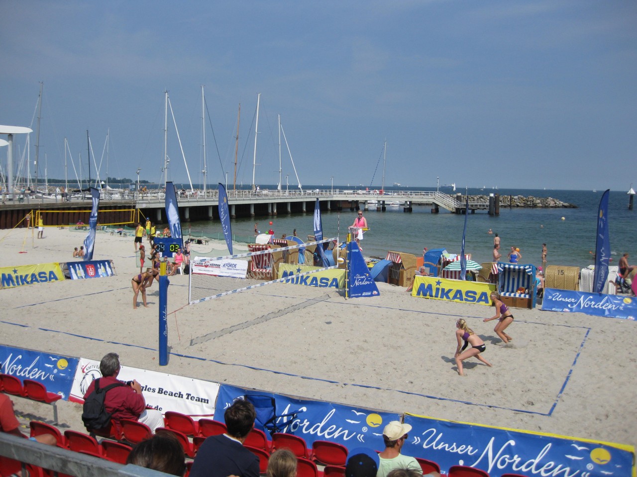 Beachvolleyball DM U 19 Kiel Schilksee 25.-28.07.2013